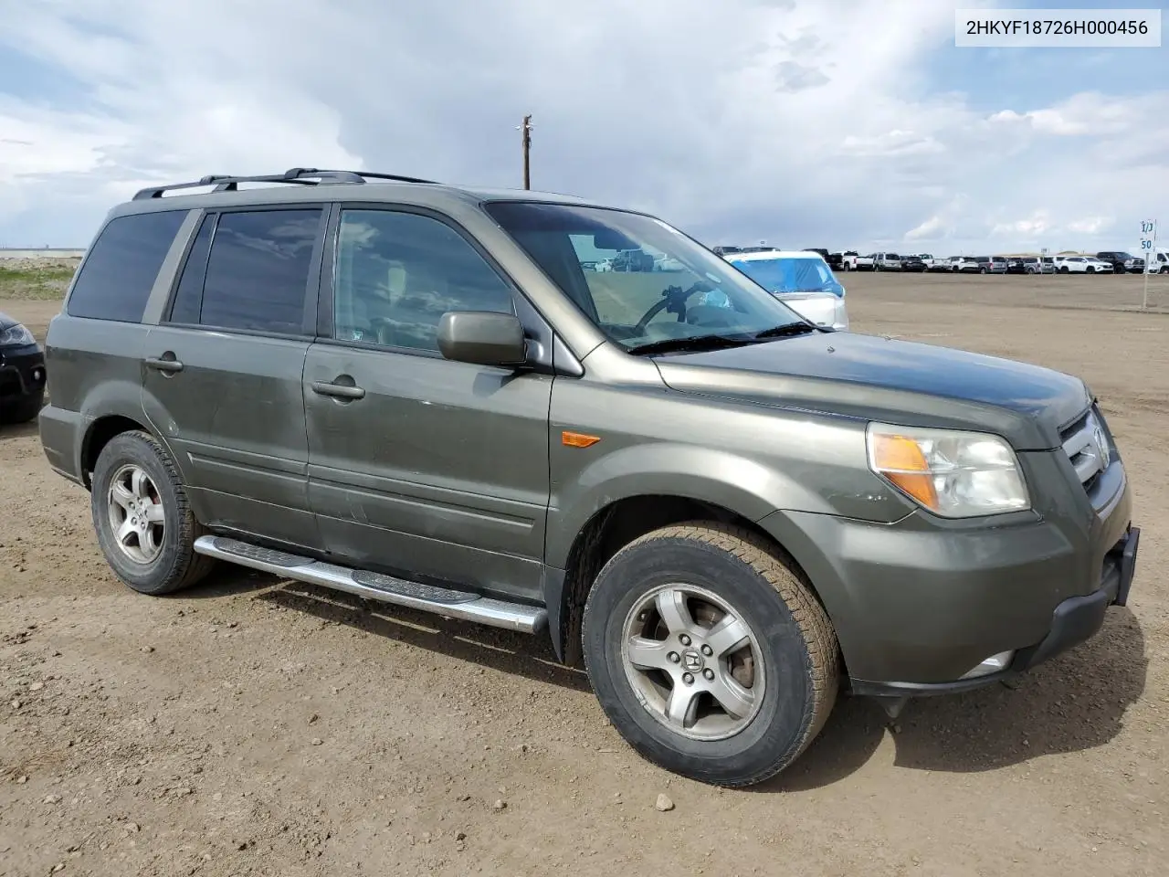 2006 Honda Pilot Ex VIN: 2HKYF18726H000456 Lot: 57342885