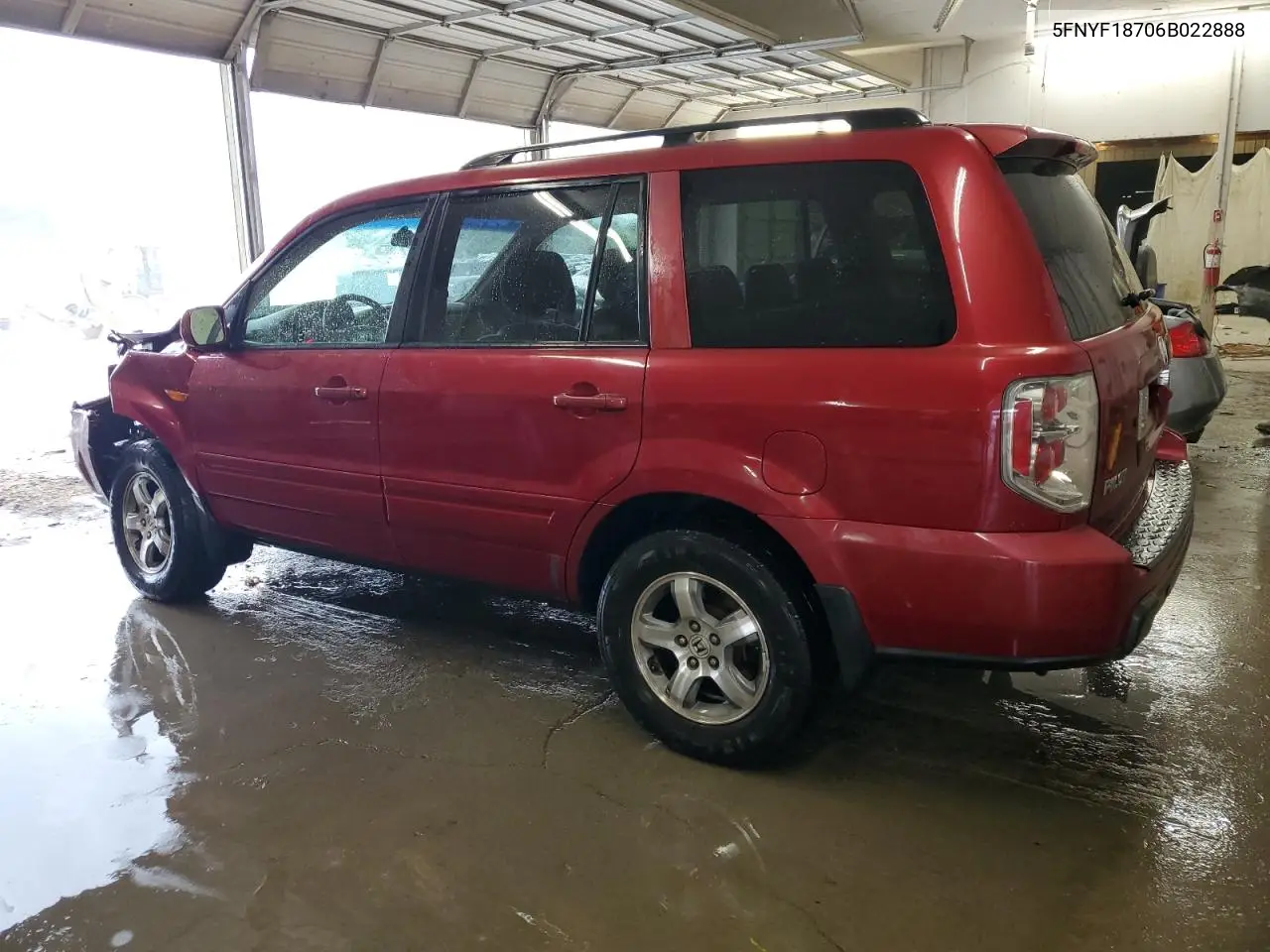 2006 Honda Pilot Ex VIN: 5FNYF18706B022888 Lot: 62461335