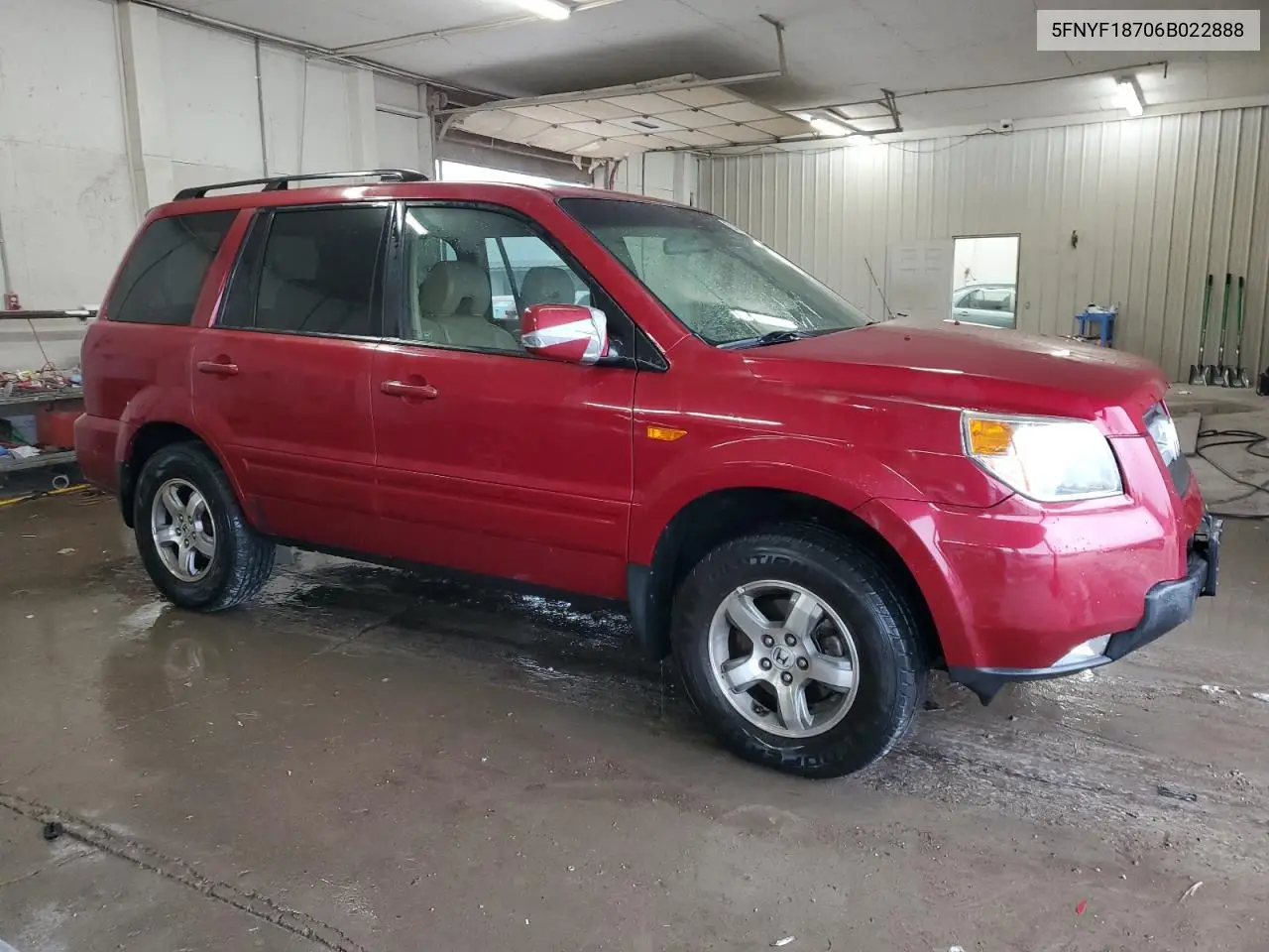 2006 Honda Pilot Ex VIN: 5FNYF18706B022888 Lot: 62461335