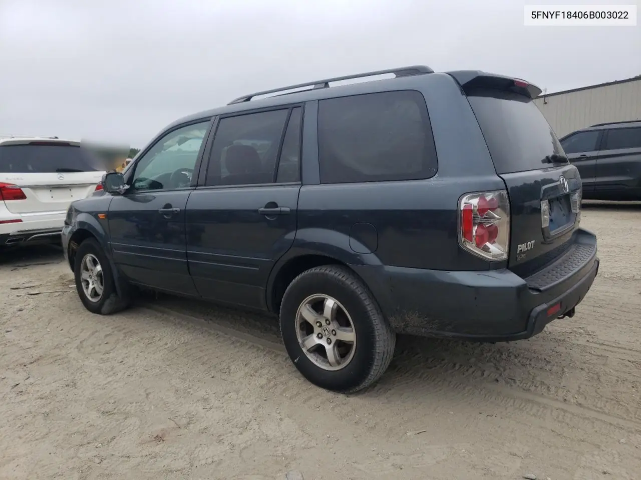 2006 Honda Pilot Ex VIN: 5FNYF18406B003022 Lot: 62524645