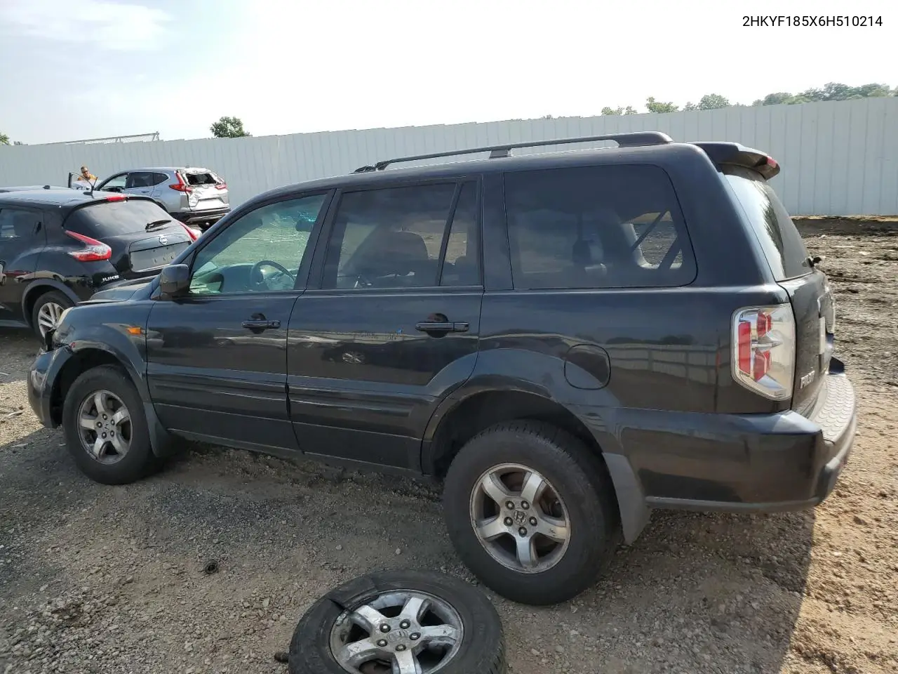 2006 Honda Pilot Ex VIN: 2HKYF185X6H510214 Lot: 62897495