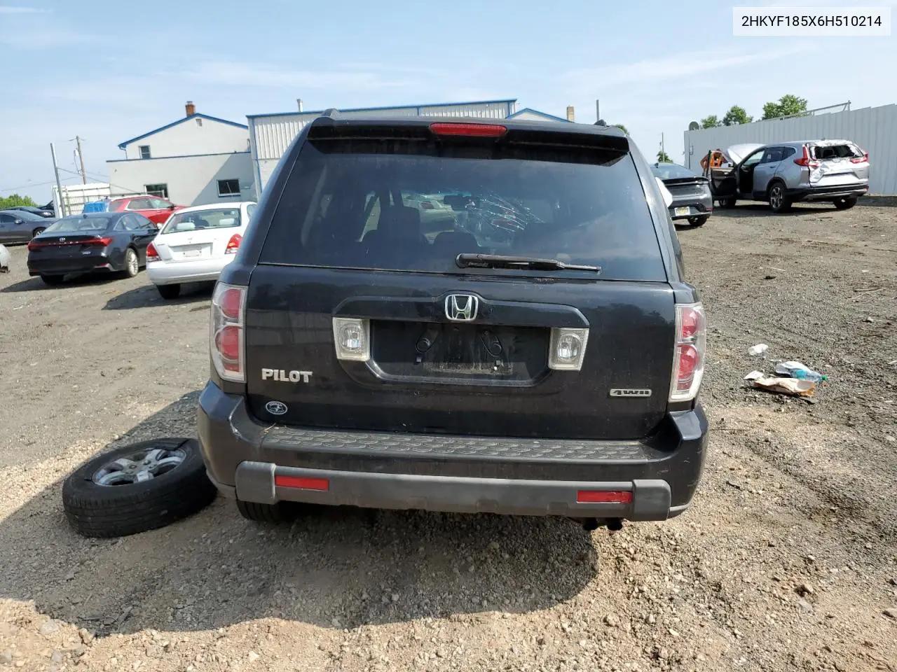 2006 Honda Pilot Ex VIN: 2HKYF185X6H510214 Lot: 62897495