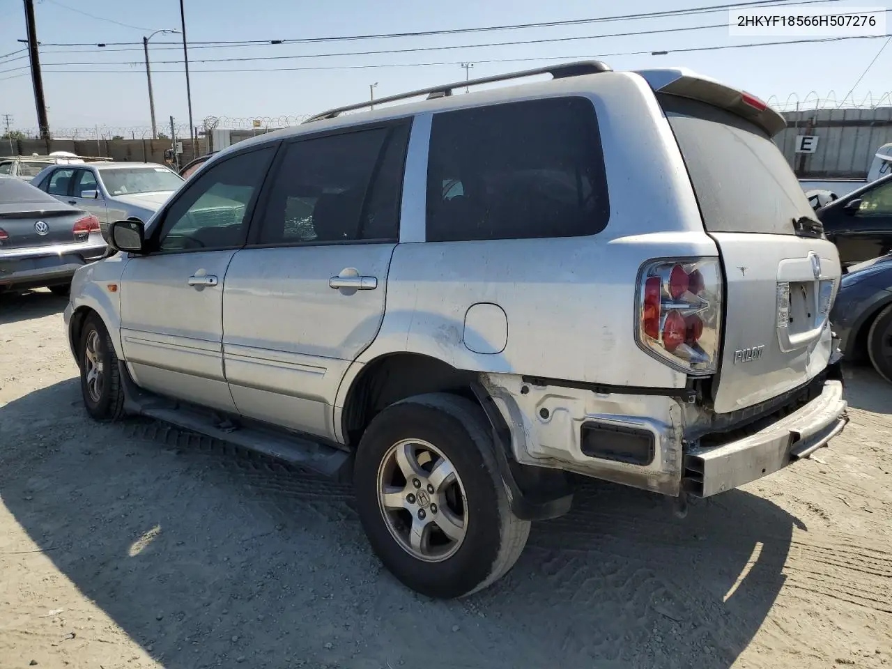 2006 Honda Pilot Ex VIN: 2HKYF18566H507276 Lot: 63248415