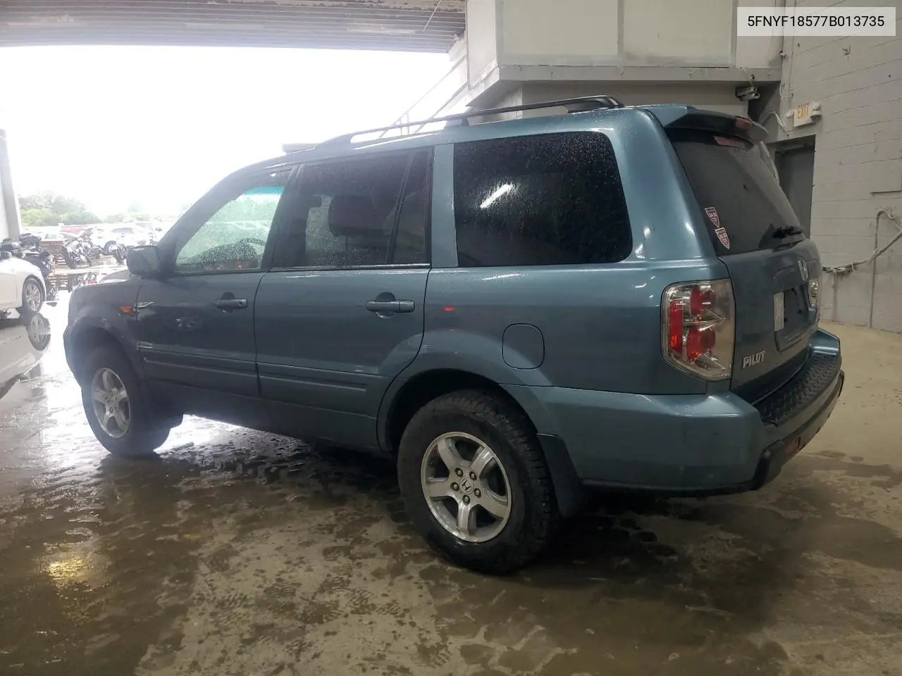 2007 Honda Pilot Exl VIN: 5FNYF18577B013735 Lot: 56183535