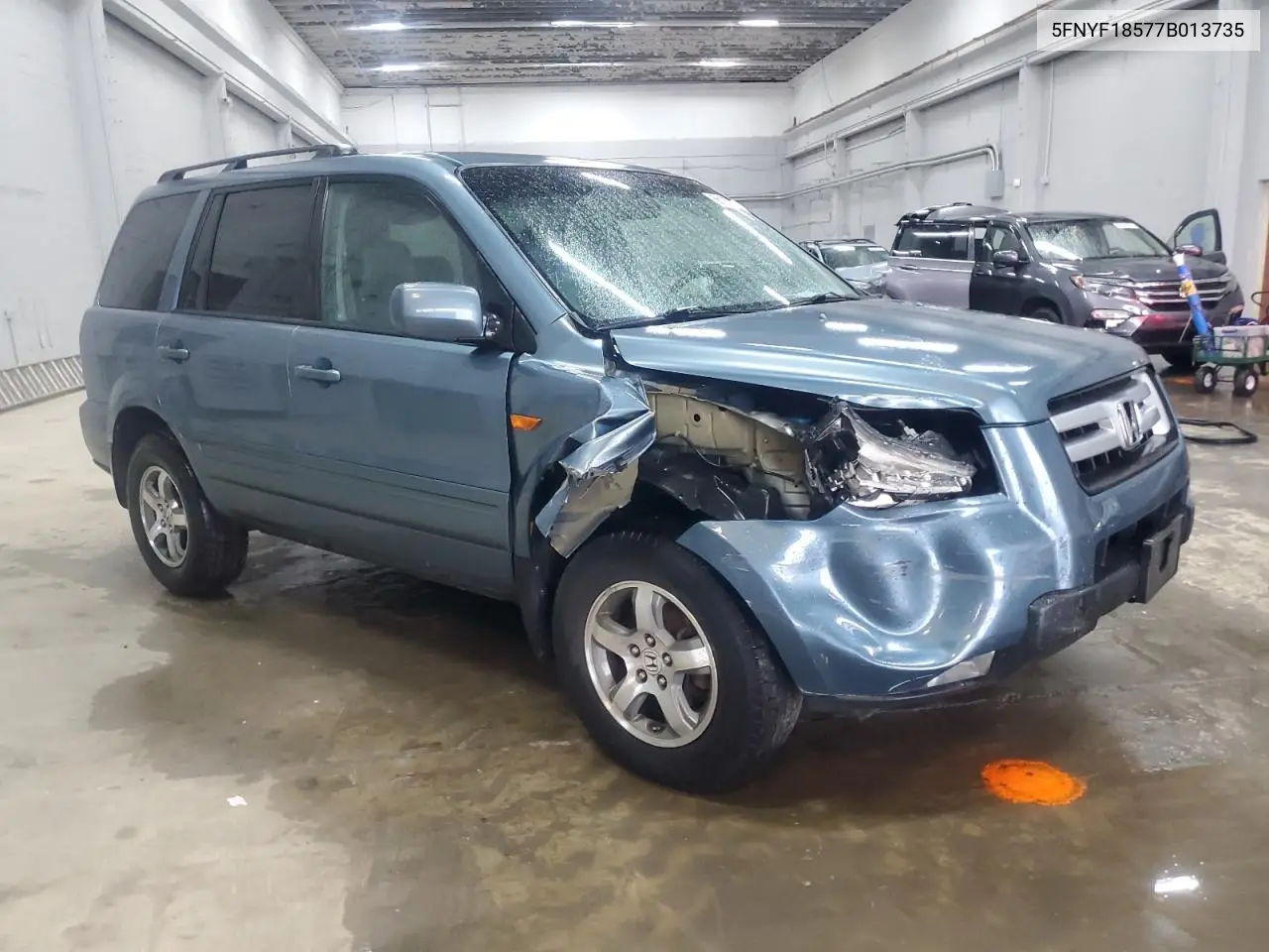 2007 Honda Pilot Exl VIN: 5FNYF18577B013735 Lot: 56183535