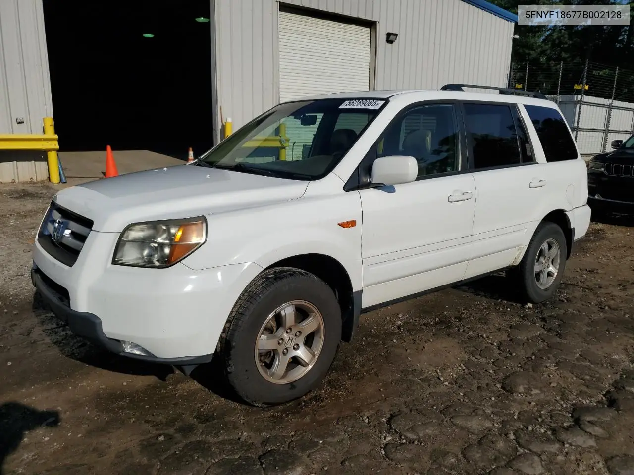 2007 Honda Pilot Exl VIN: 5FNYF18677B002128 Lot: 56289085