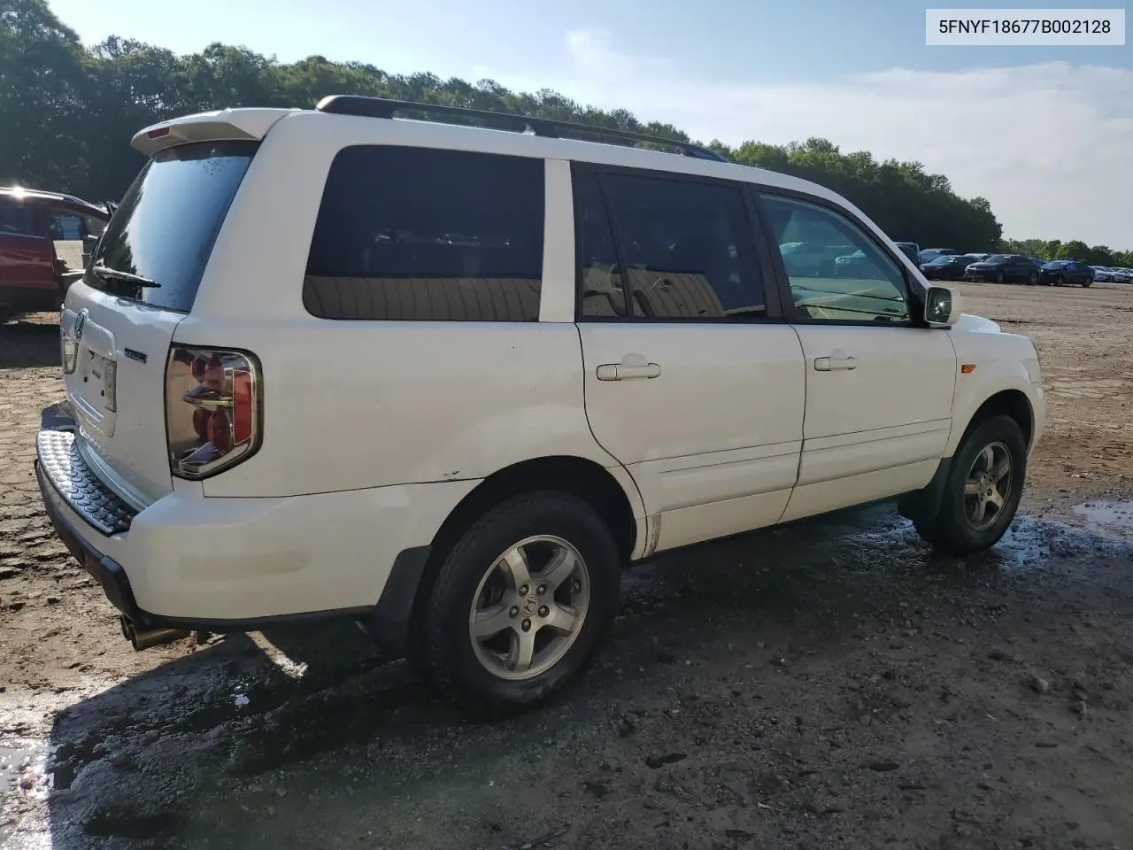 2007 Honda Pilot Exl VIN: 5FNYF18677B002128 Lot: 56289085