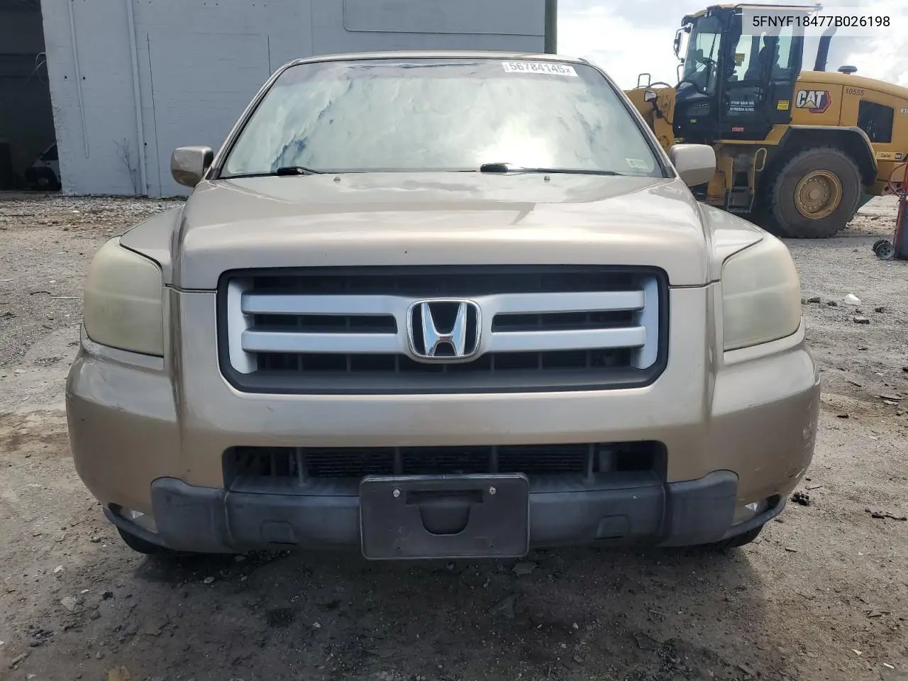2007 Honda Pilot Ex VIN: 5FNYF18477B026198 Lot: 56784145