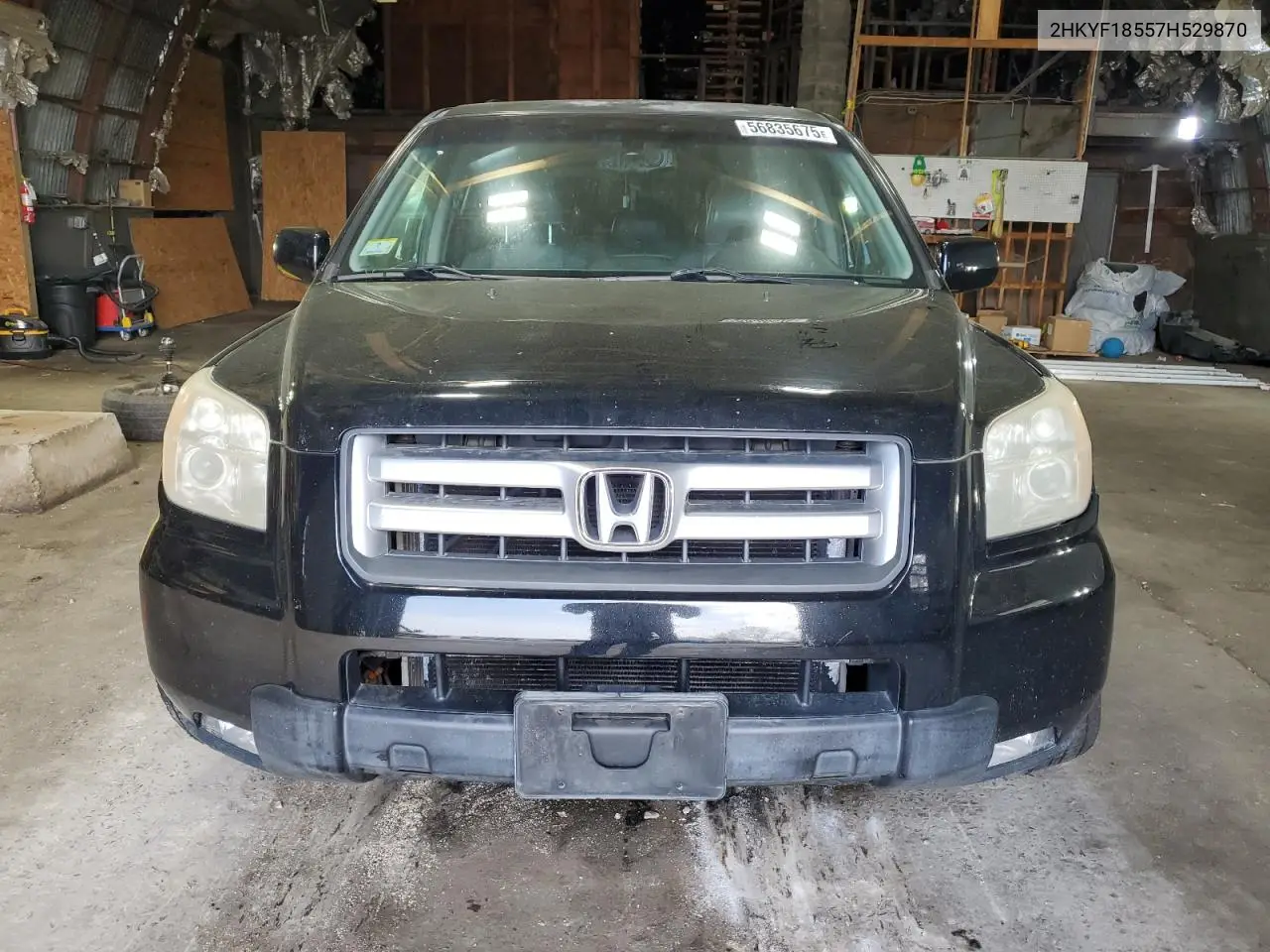 2007 Honda Pilot Exl VIN: 2HKYF18557H529870 Lot: 56835675