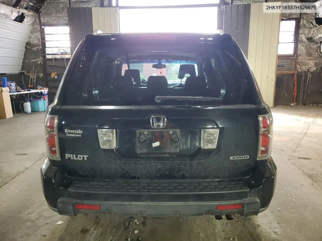 2007 Honda Pilot Exl VIN: 2HKYF18557H529870 Lot: 56835675