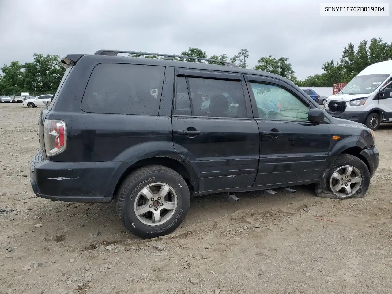 2007 Honda Pilot Exl VIN: 5FNYF18767B019284 Lot: 61802565