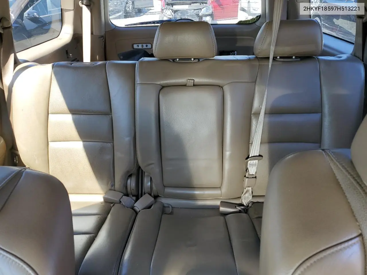 2007 Honda Pilot Exl VIN: 2HKYF18597H513221 Lot: 63090895