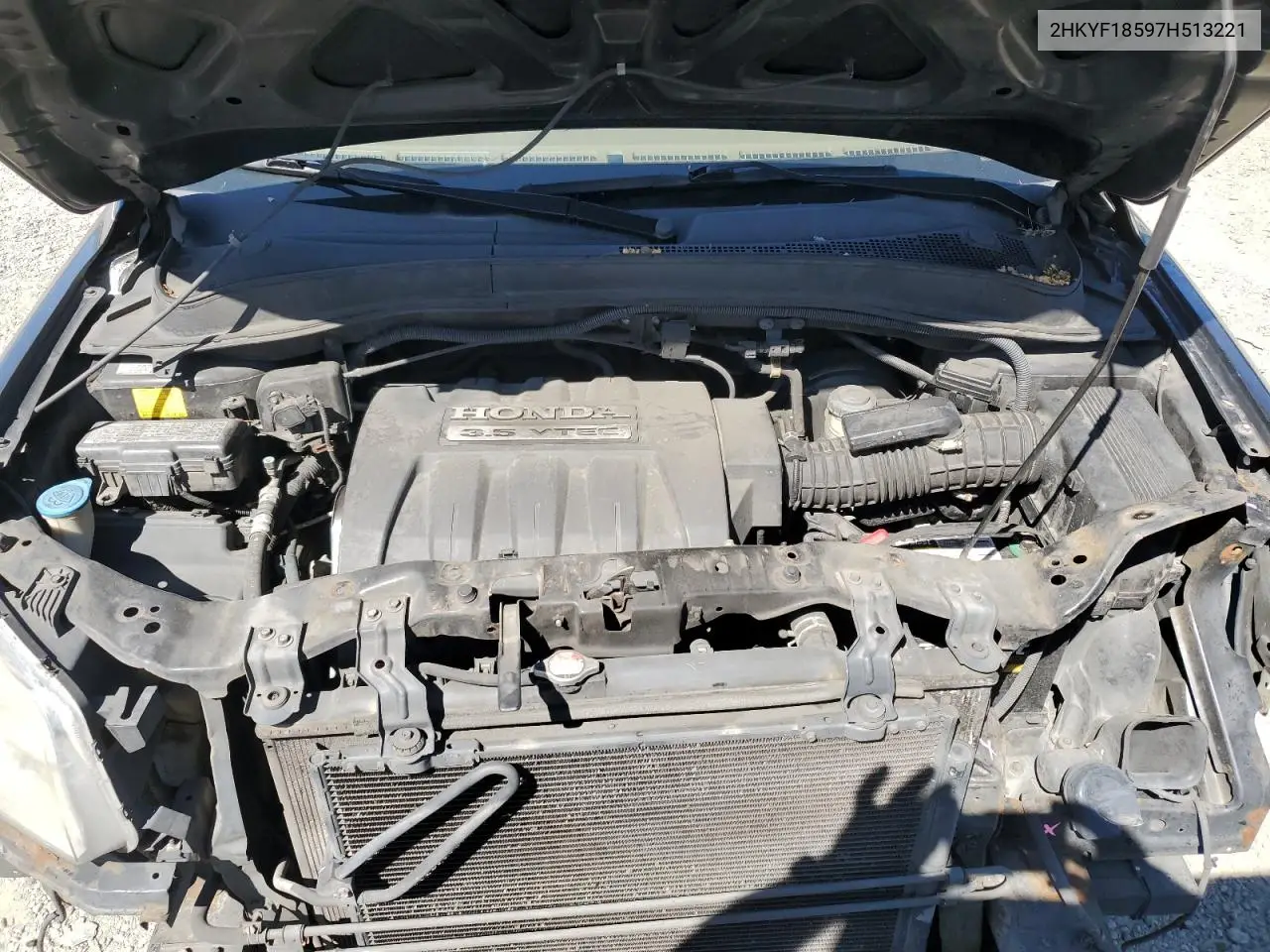 2007 Honda Pilot Exl VIN: 2HKYF18597H513221 Lot: 63090895