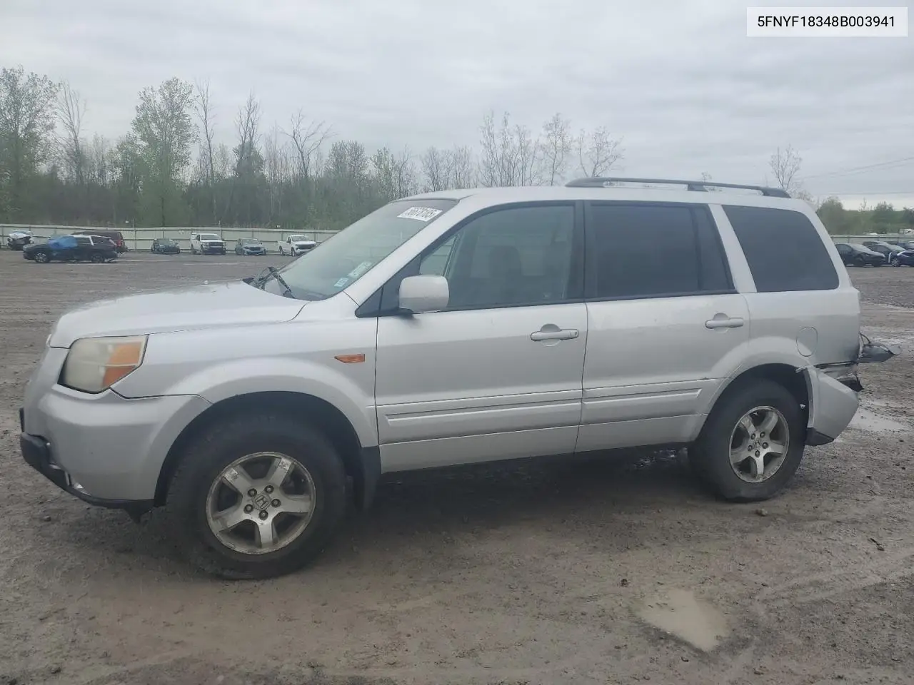 2008 Honda Pilot Se VIN: 5FNYF18348B003941 Lot: 56678185