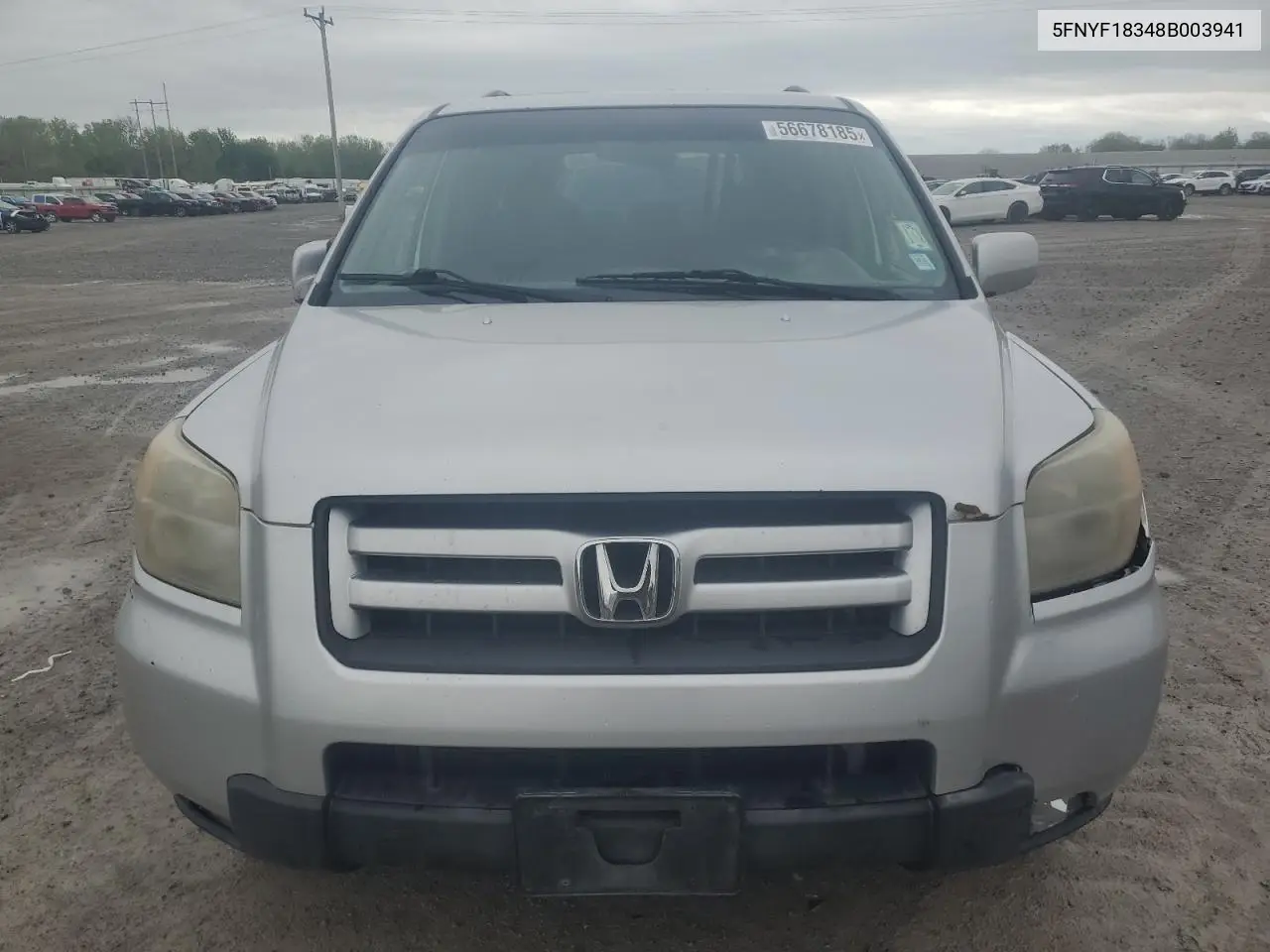 2008 Honda Pilot Se VIN: 5FNYF18348B003941 Lot: 56678185