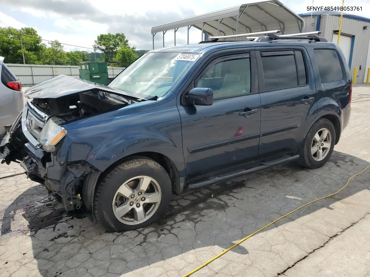 2009 Honda Pilot Exl VIN: 5FNYF48549B053761 Lot: 57046975