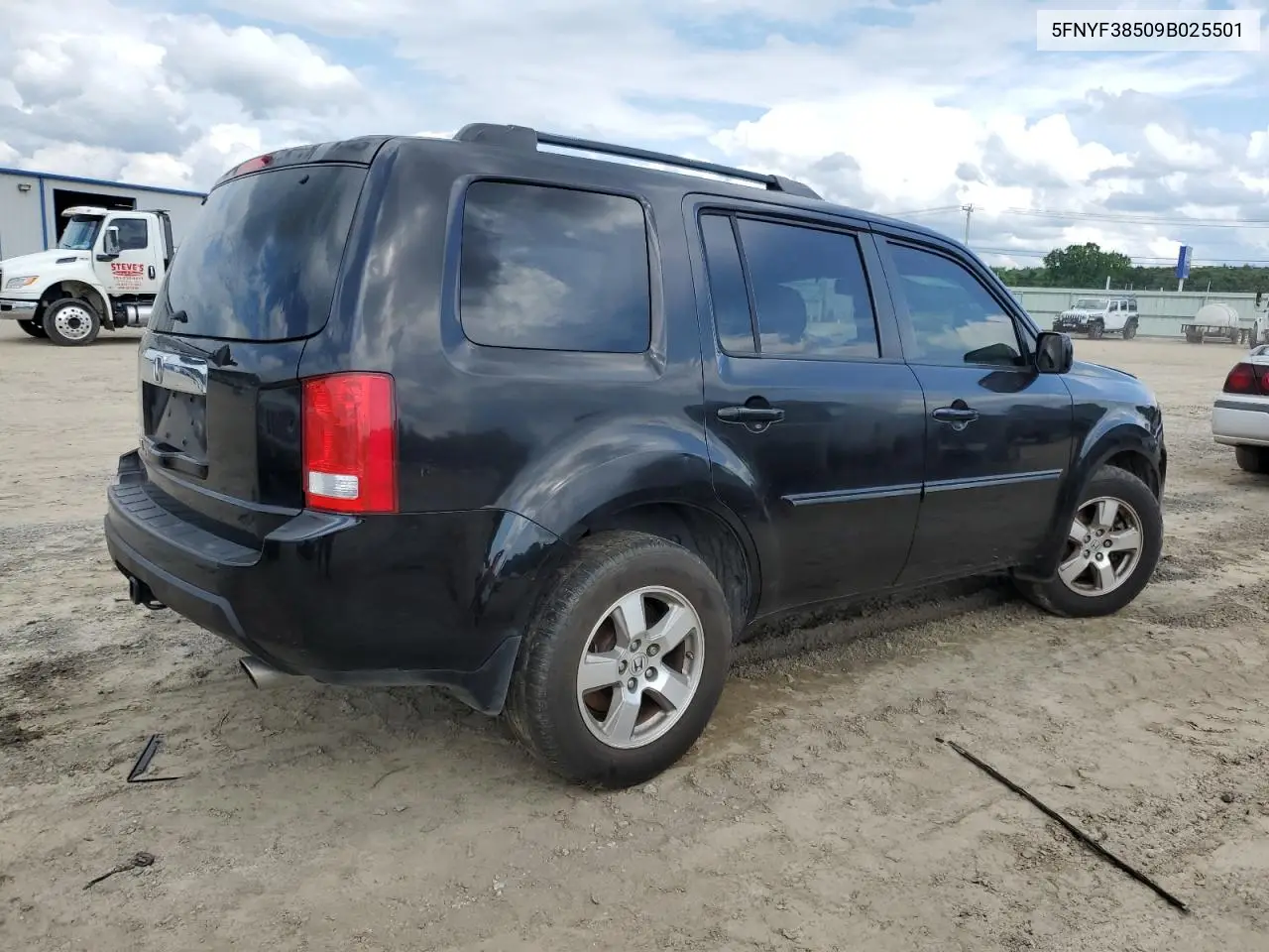 2009 Honda Pilot Exl VIN: 5FNYF38509B025501 Lot: 58987525