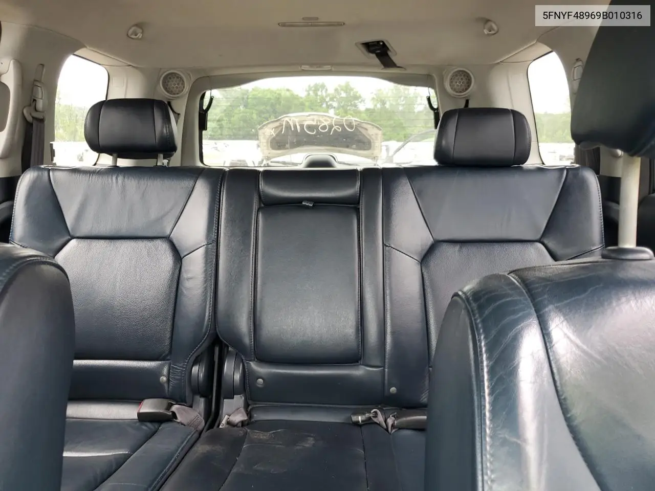 2009 Honda Pilot Touring VIN: 5FNYF48969B010316 Lot: 62401625