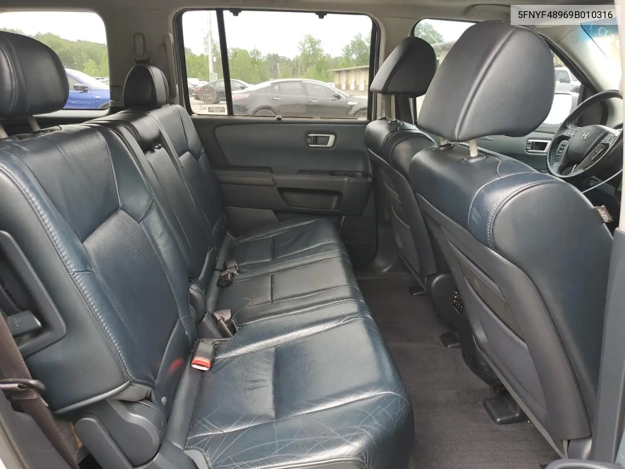 2009 Honda Pilot Touring VIN: 5FNYF48969B010316 Lot: 62401625