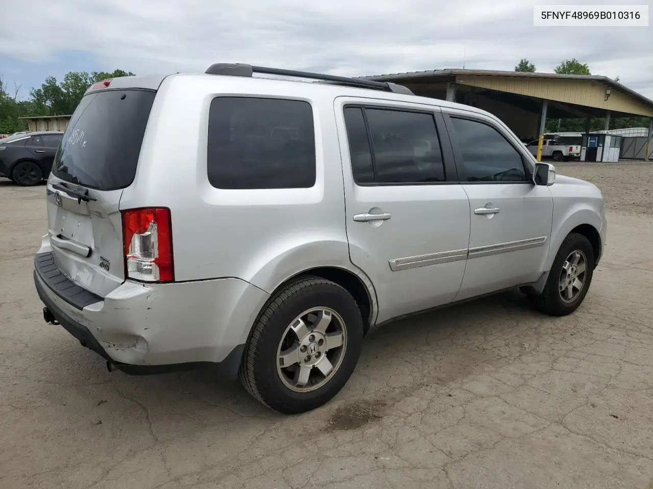 2009 Honda Pilot Touring VIN: 5FNYF48969B010316 Lot: 62401625