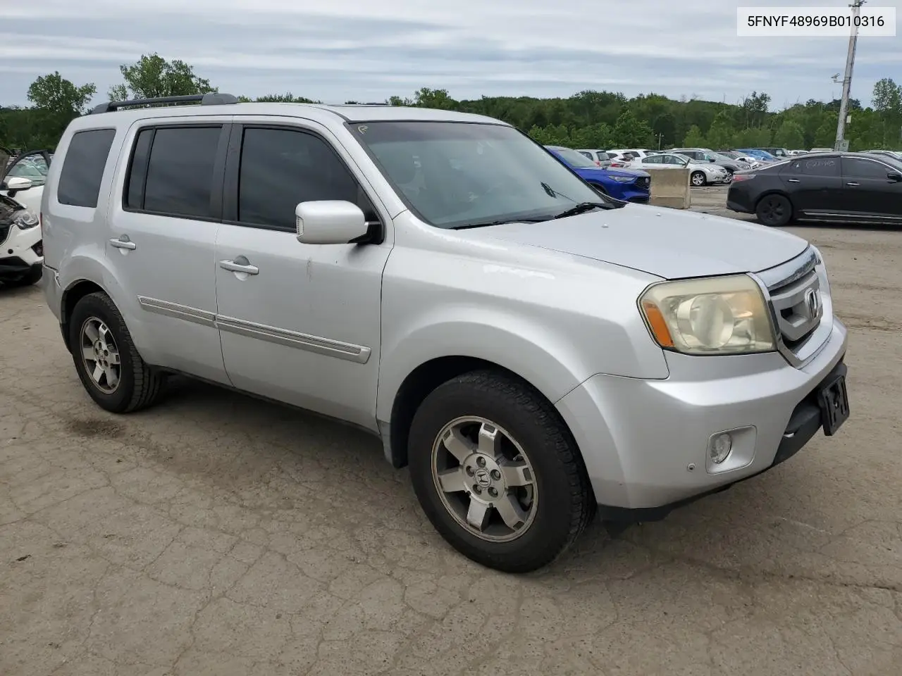 2009 Honda Pilot Touring VIN: 5FNYF48969B010316 Lot: 62401625