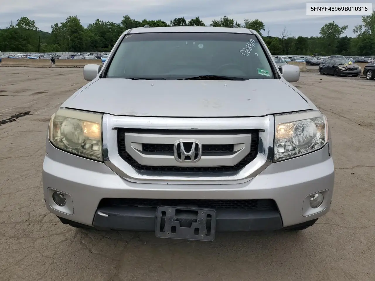 2009 Honda Pilot Touring VIN: 5FNYF48969B010316 Lot: 62401625