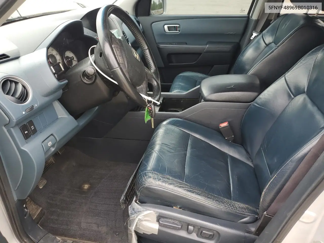 2009 Honda Pilot Touring VIN: 5FNYF48969B010316 Lot: 62401625