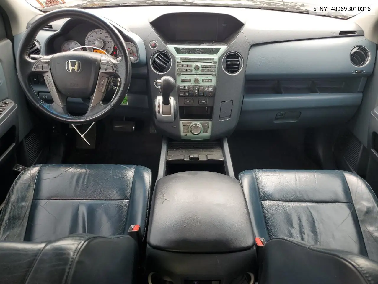 2009 Honda Pilot Touring VIN: 5FNYF48969B010316 Lot: 62401625
