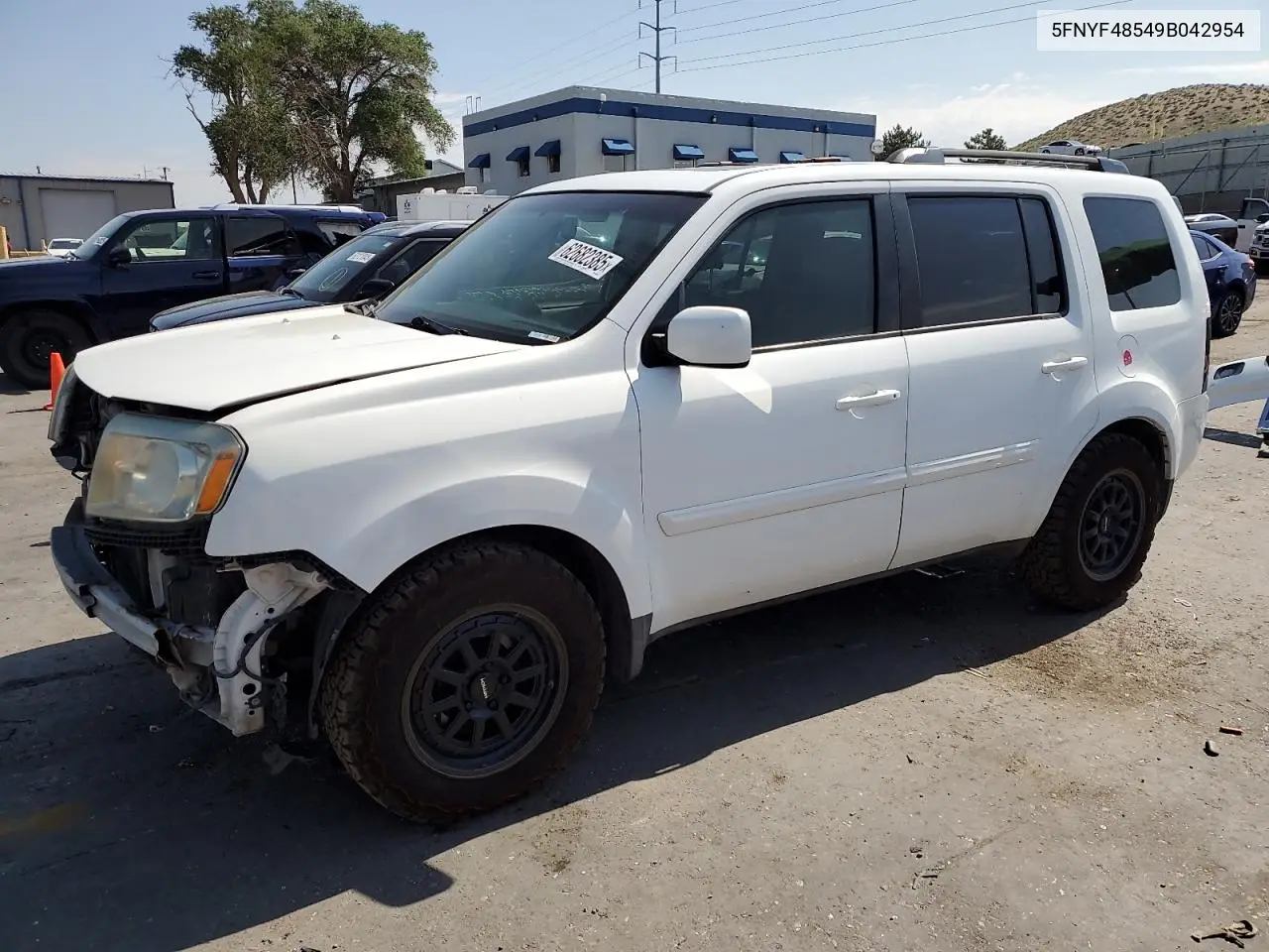 2009 Honda Pilot Exl VIN: 5FNYF48549B042954 Lot: 62682385