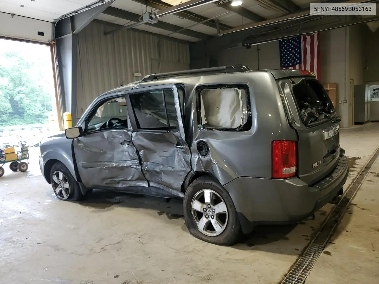 2009 Honda Pilot Exl VIN: 5FNYF48569B053163 Lot: 62756355