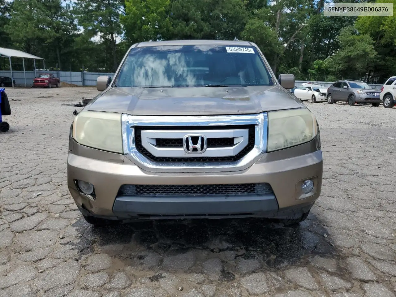 2009 Honda Pilot Exl VIN: 5FNYF38649B006376 Lot: 65509745