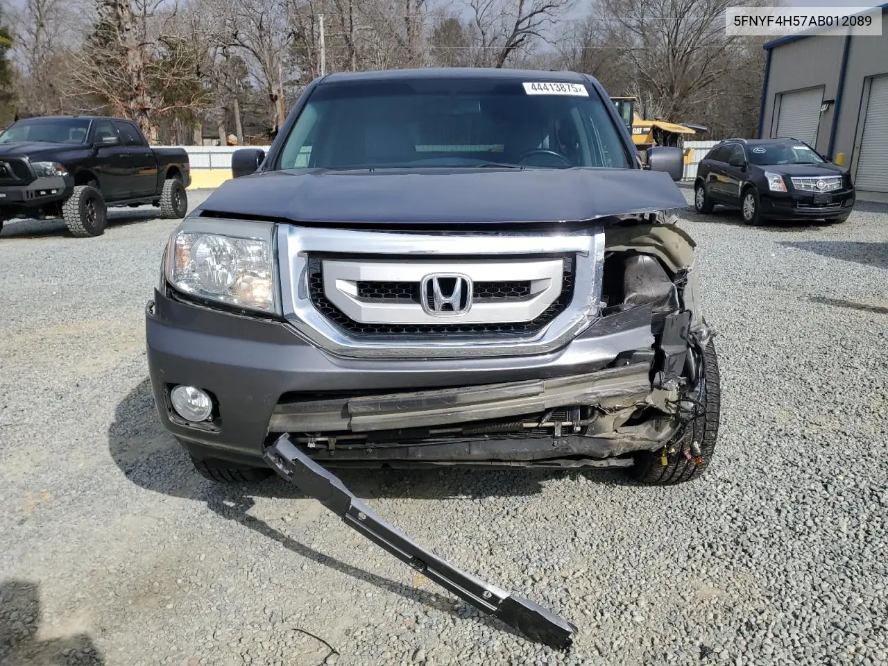 2010 Honda Pilot Exl VIN: 5FNYF4H57AB012089 Lot: 44413875