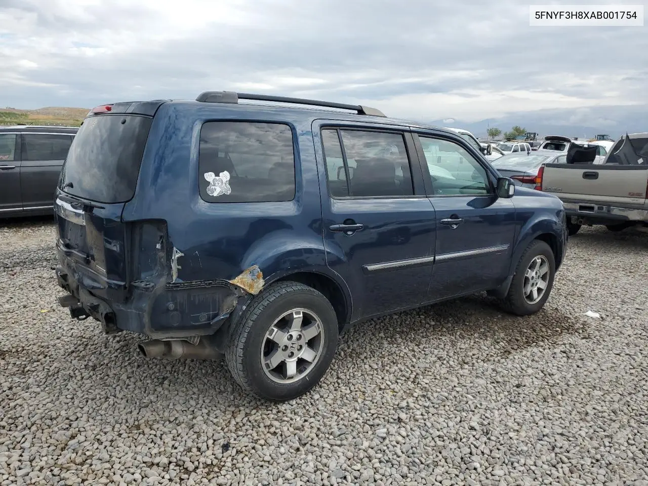 2010 Honda Pilot Touring VIN: 5FNYF3H8XAB001754 Lot: 55511125