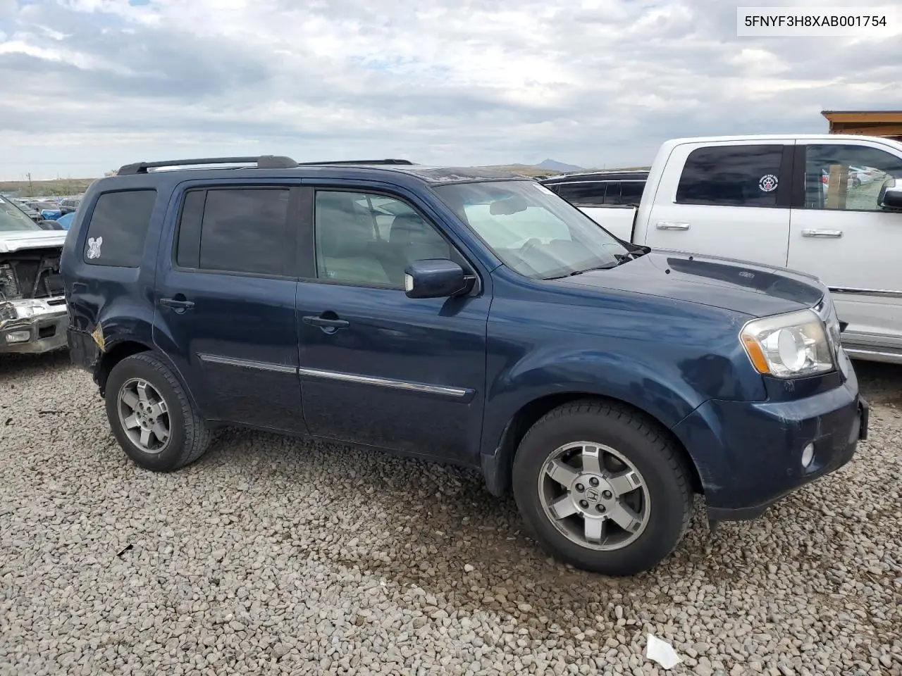 2010 Honda Pilot Touring VIN: 5FNYF3H8XAB001754 Lot: 55511125