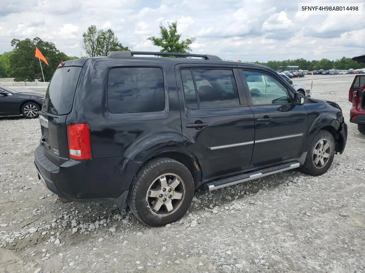 2010 Honda Pilot Touring VIN: 5FNYF4H98AB014498 Lot: 57030215