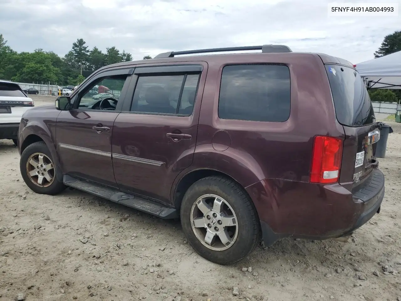 2010 Honda Pilot Touring VIN: 5FNYF4H91AB004993 Lot: 60735785