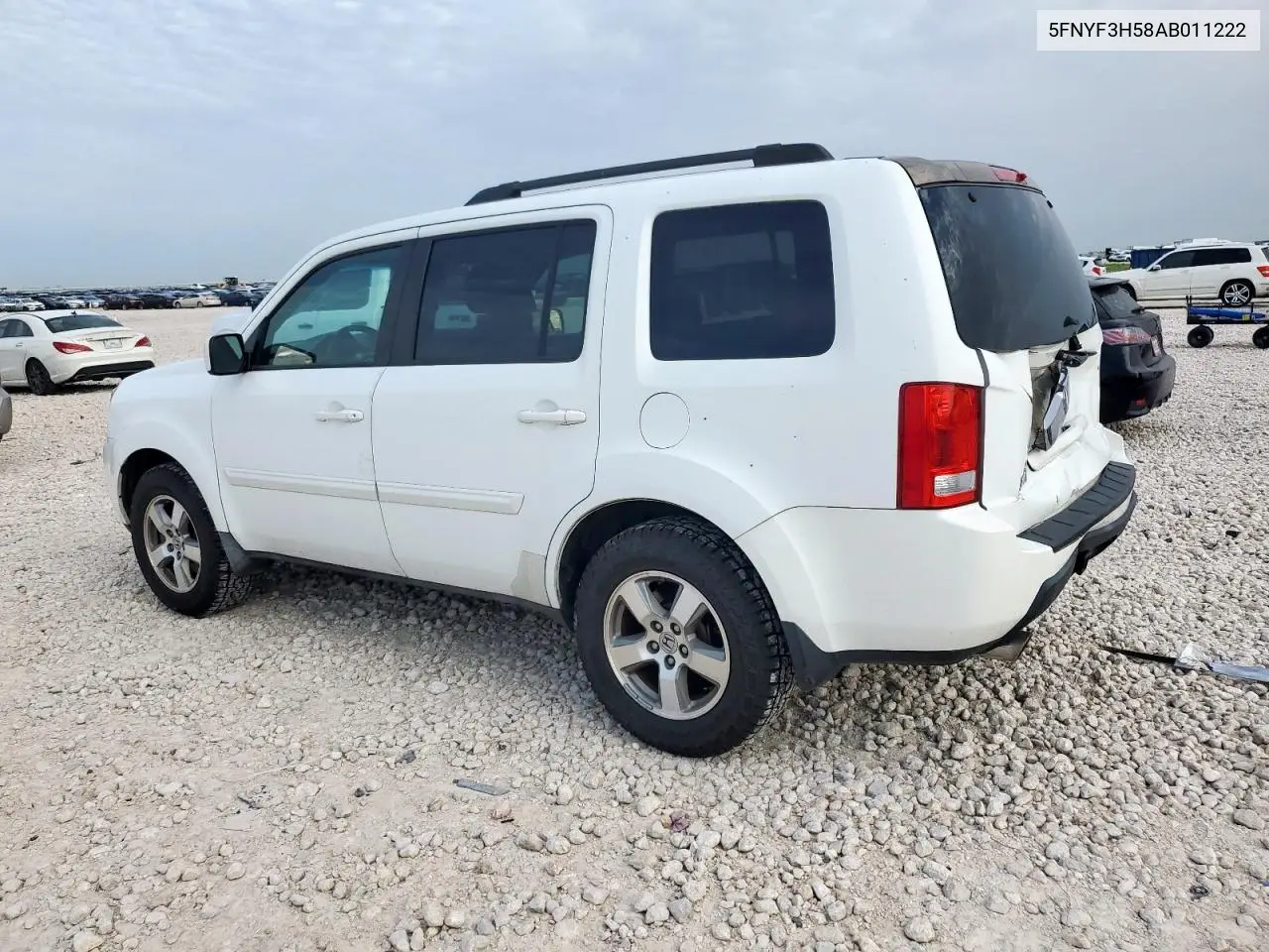 2010 Honda Pilot Exl VIN: 5FNYF3H58AB011222 Lot: 61838875