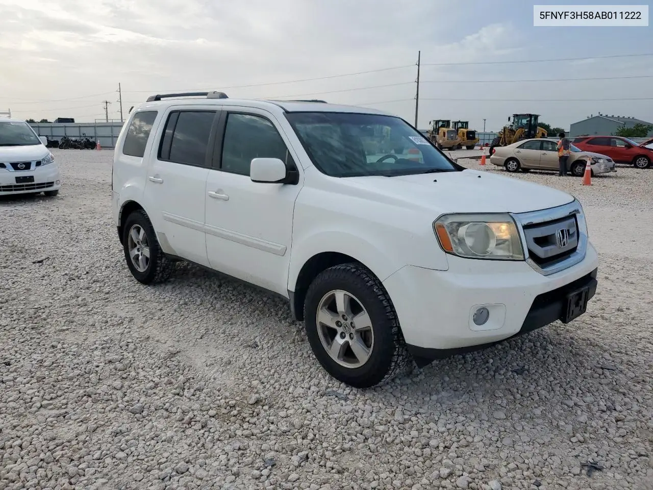 2010 Honda Pilot Exl VIN: 5FNYF3H58AB011222 Lot: 61838875