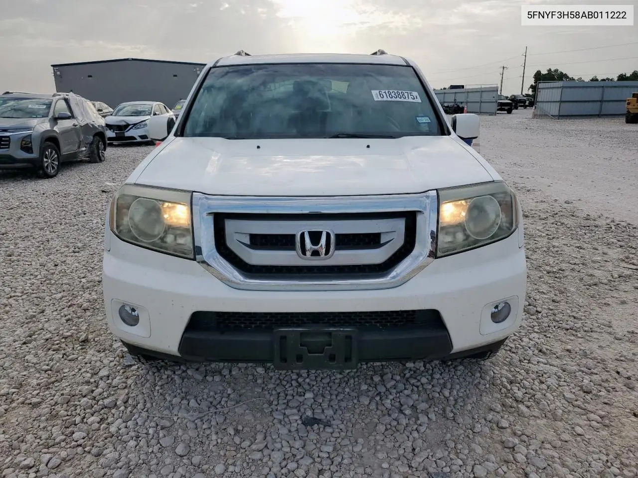 2010 Honda Pilot Exl VIN: 5FNYF3H58AB011222 Lot: 61838875