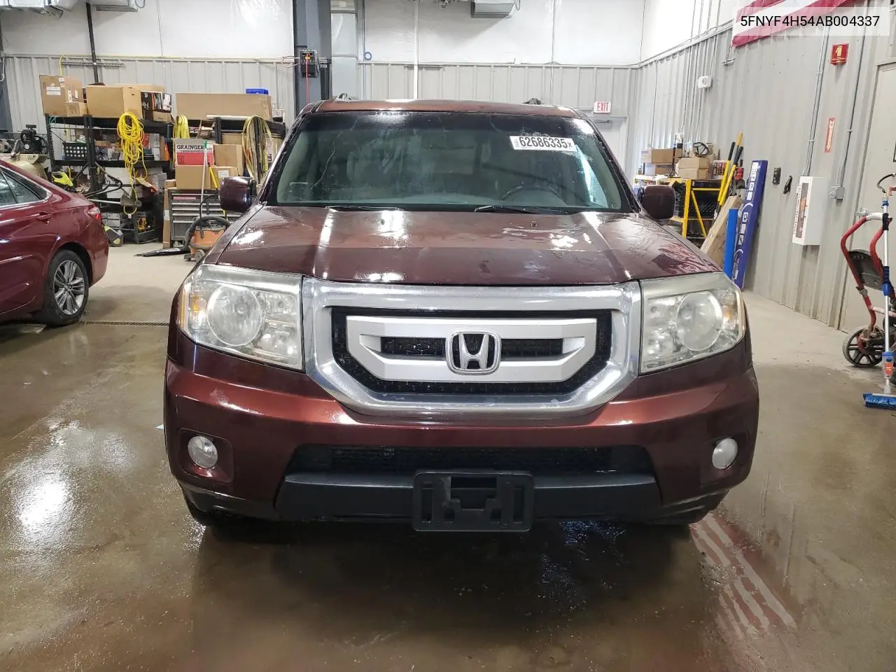 2010 Honda Pilot Exl VIN: 5FNYF4H54AB004337 Lot: 62686335