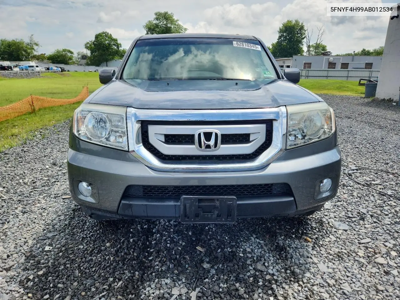 2010 Honda Pilot Touring VIN: 5FNYF4H99AB012534 Lot: 62810345