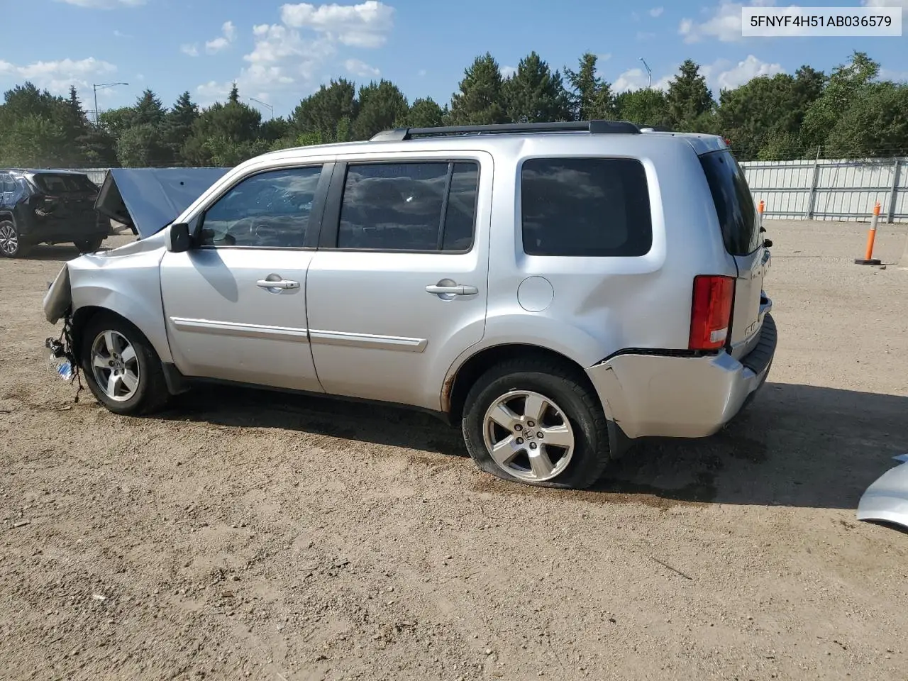 2010 Honda Pilot Exl VIN: 5FNYF4H51AB036579 Lot: 63007815