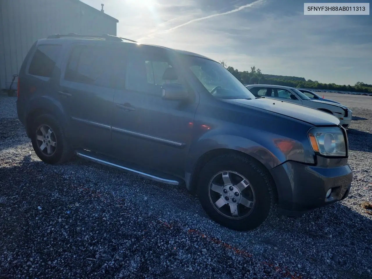 2010 Honda Pilot Touring VIN: 5FNYF3H88AB011313 Lot: 65342235