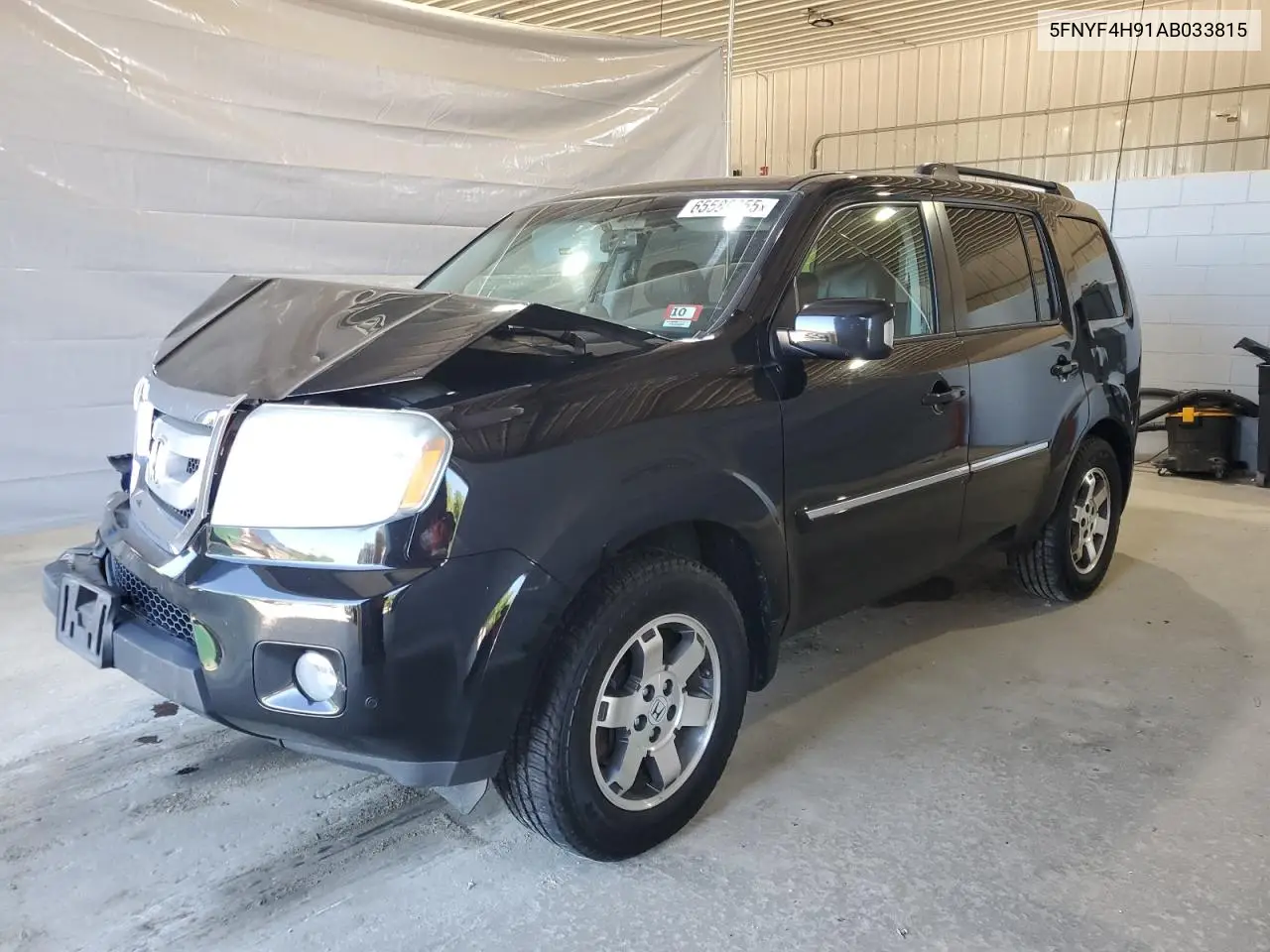 2010 Honda Pilot Touring VIN: 5FNYF4H91AB033815 Lot: 65589255