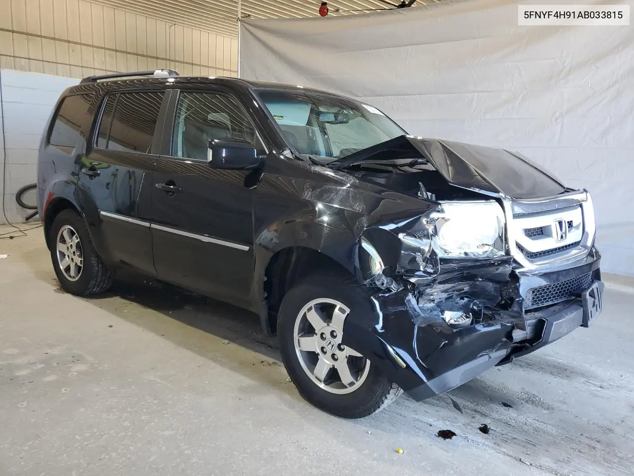2010 Honda Pilot Touring VIN: 5FNYF4H91AB033815 Lot: 65589255