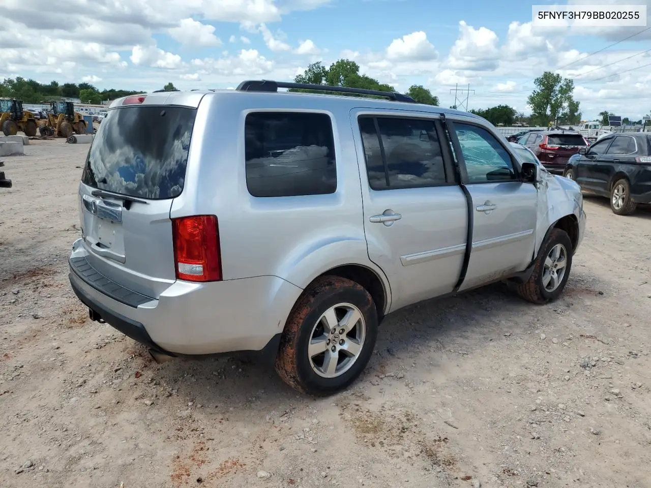 5fnyf3h79bb020255 5FNYF3H79BB020255 2011 Honda Pilot Exln