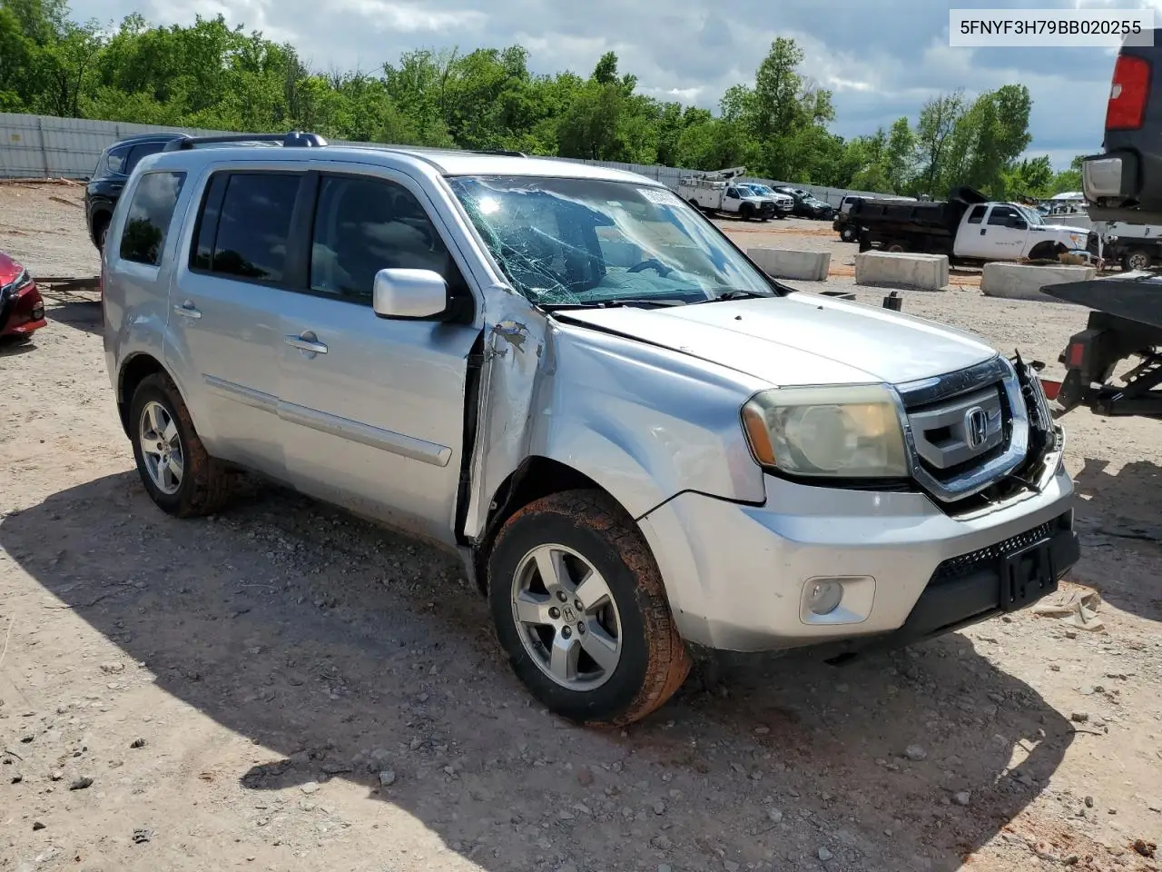 5fnyf3h79bb020255 5FNYF3H79BB020255 2011 Honda Pilot Exln