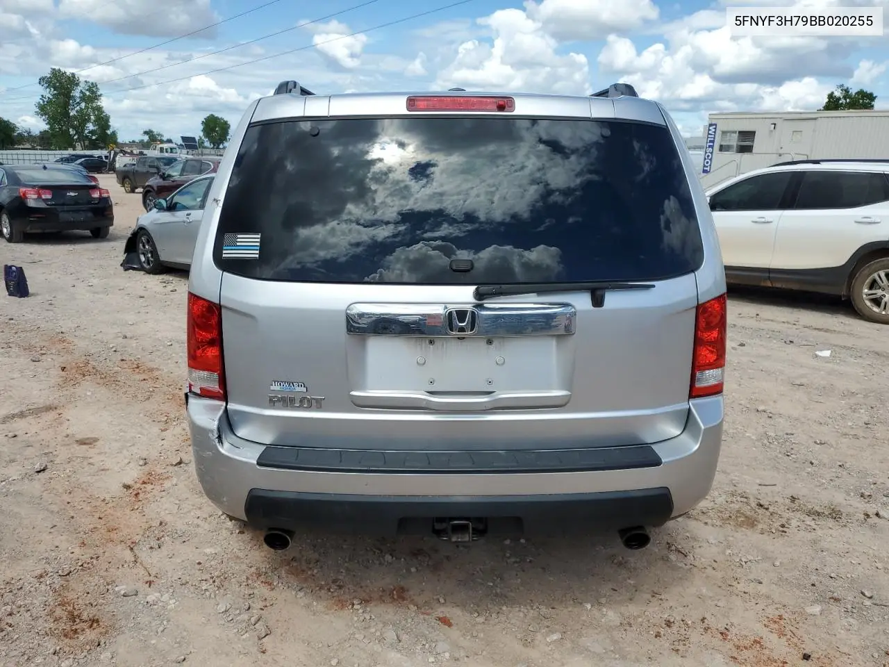 5fnyf3h79bb020255 5FNYF3H79BB020255 2011 Honda Pilot Exln