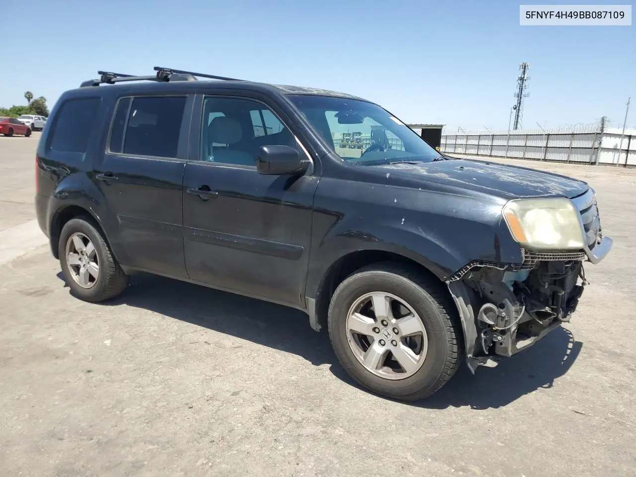 2011 Honda Pilot Ex VIN: 5FNYF4H49BB087109 Lot: 56425065