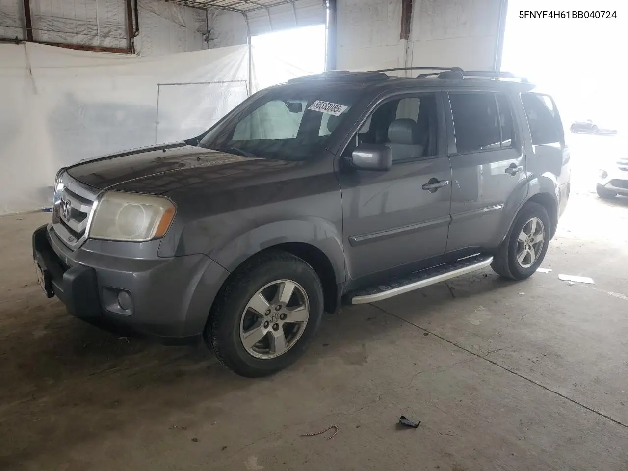 2011 Honda Pilot Exl VIN: 5FNYF4H61BB040724 Lot: 56533085